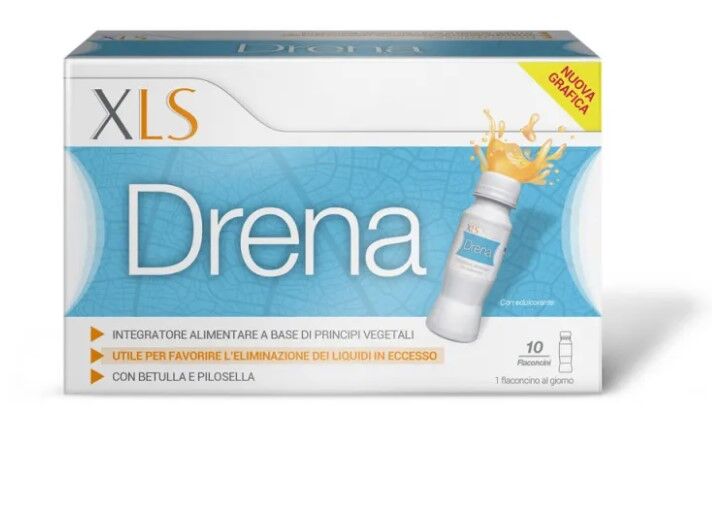 Xls XL-S Drena 10 Flaconcinix 10 ml - Riduce il Gonfiore Addominale