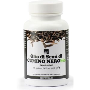 Erbavoglio Olio Semi Cumino Ne Bio 120 Perle