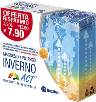 F&f Magnesio Potassio Inverno Act Integratore 14 Bustine