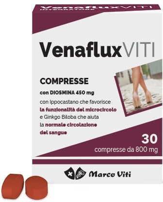 Marco Viti Venaflux Integratore Microcircolo 30 Compresse