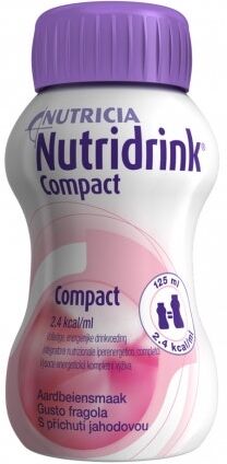 Nutricia Nutridrink Compact Integratore Nutrizionale Gusto Fragola 4x125 ml