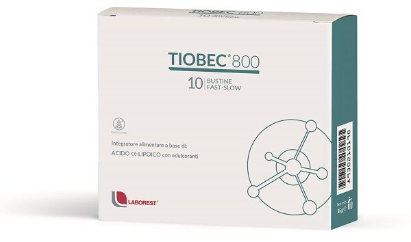 Laborest Tiobec 800 Integratore Metabolismo Energetico 10 Bustine Fast-Slow