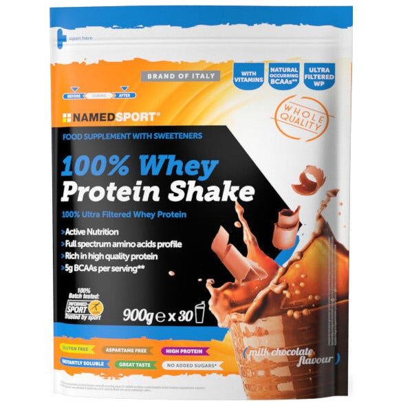Named 100% Whey Prot Shake Milk Choc