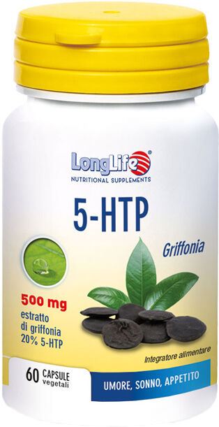 Long Life Longlife 5-HTP Integratore per Ansia e Stress 60 Capsule