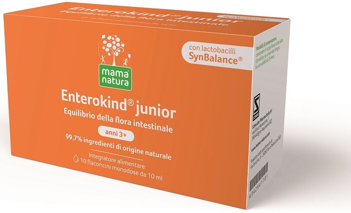 Enterokind Junior Integratore Intestinale 10 Flaconcini Monodose