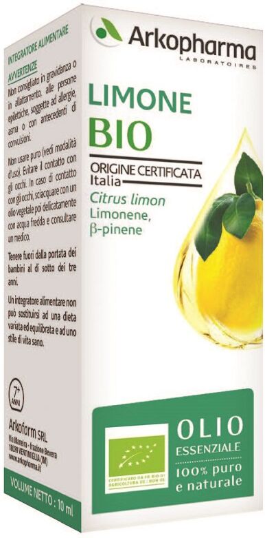 Arkopharma Limone Bio Olio Essenziale 15 ml