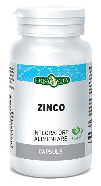 Erba Vita Zinco Integratore Sistema Immunitario 60 Capsule