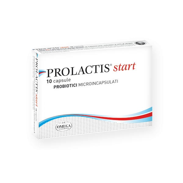 Omega Pharma Prolactis Start Integratore Probiotico 10 Capsule