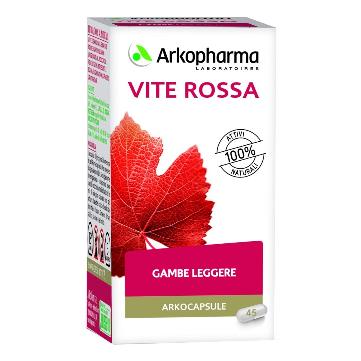 Arkopharma Vite Rossa 45 Capsule