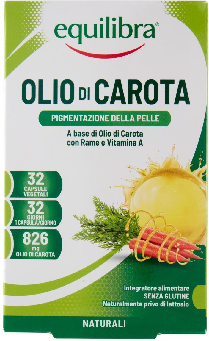 Equilibra Olio Di Carota 32 Compresse Vegetali