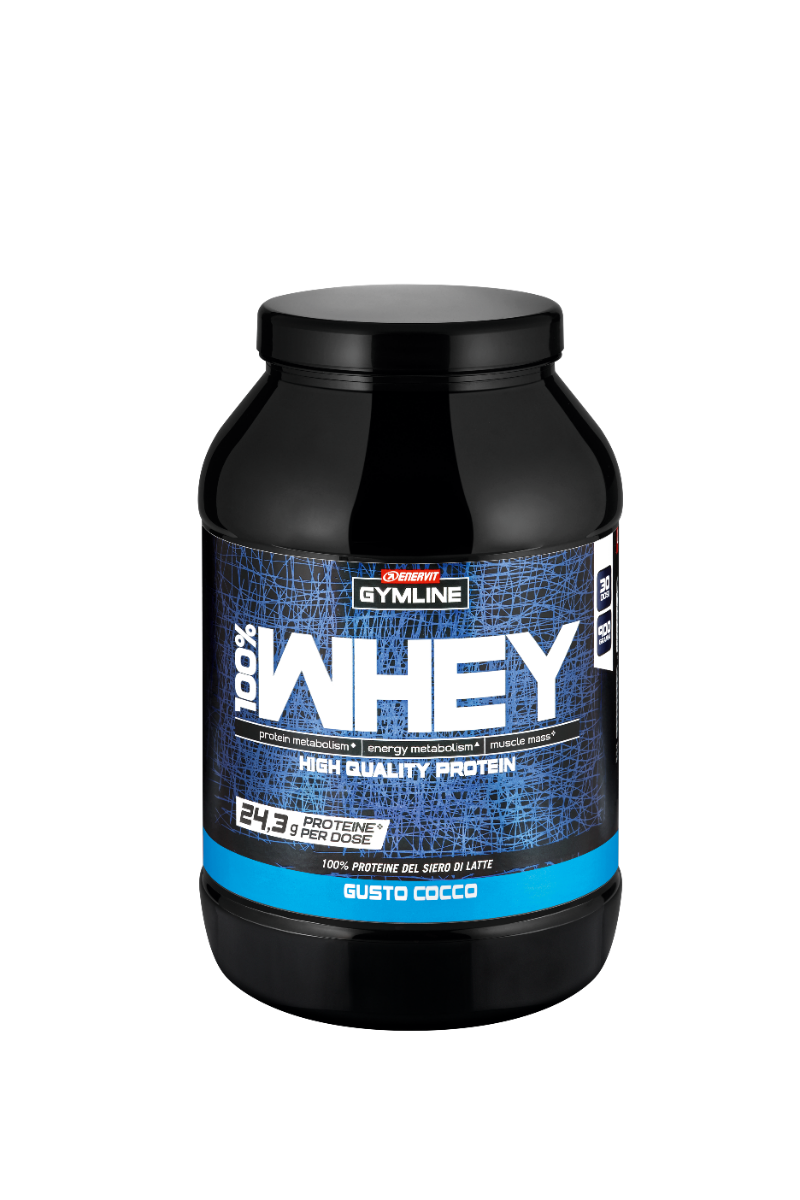 Enervit Gymline 100% Whey Concentrate Cocco 900 G