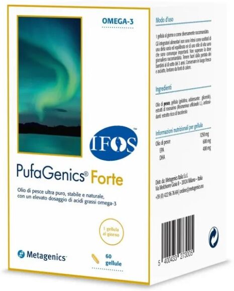 Metagenics Pufagenics Forte Integratore Benessere Cuore 60 Capsule