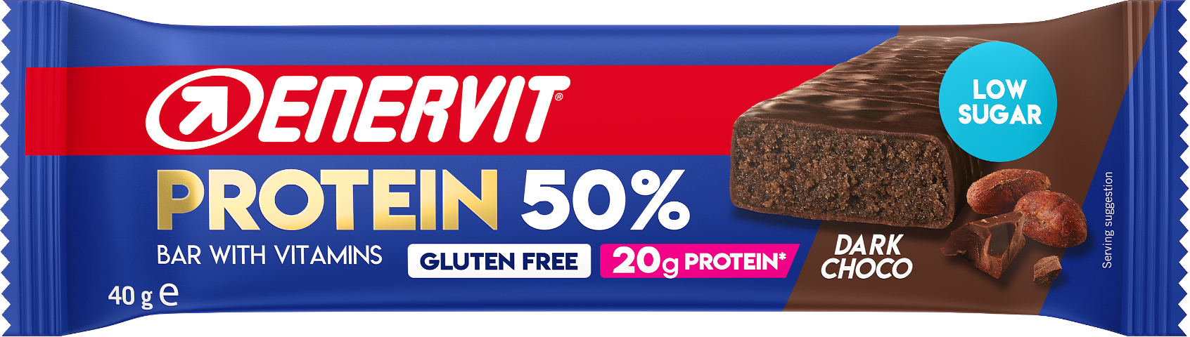 Enervit Sport Protein Bar 50% Barretta Dark Chocolate 40 G