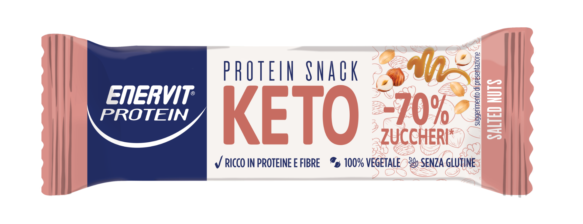 Enervit Protein Keto Snack Salted Nuts 35 G