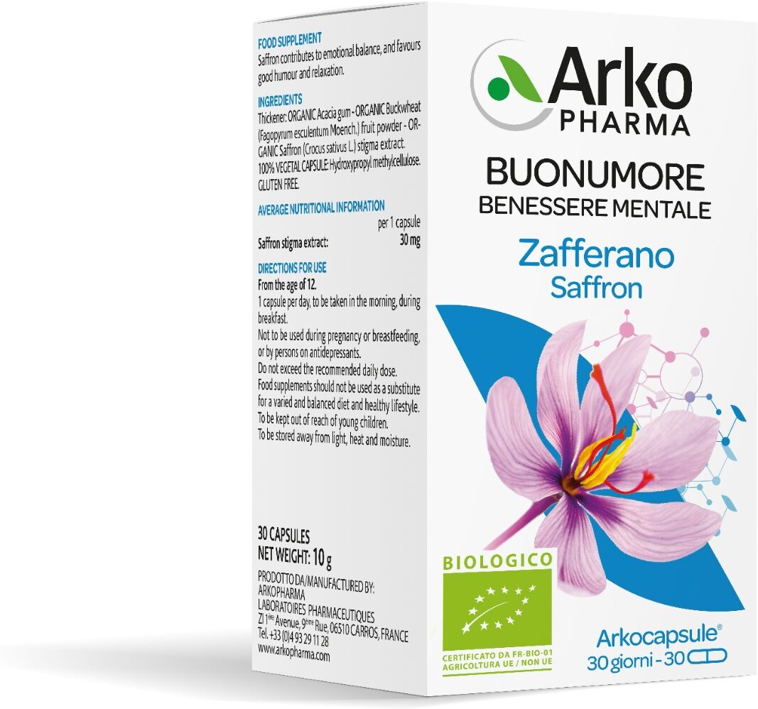 Arkopharma Arkocapsule Zafferano 30 capsule