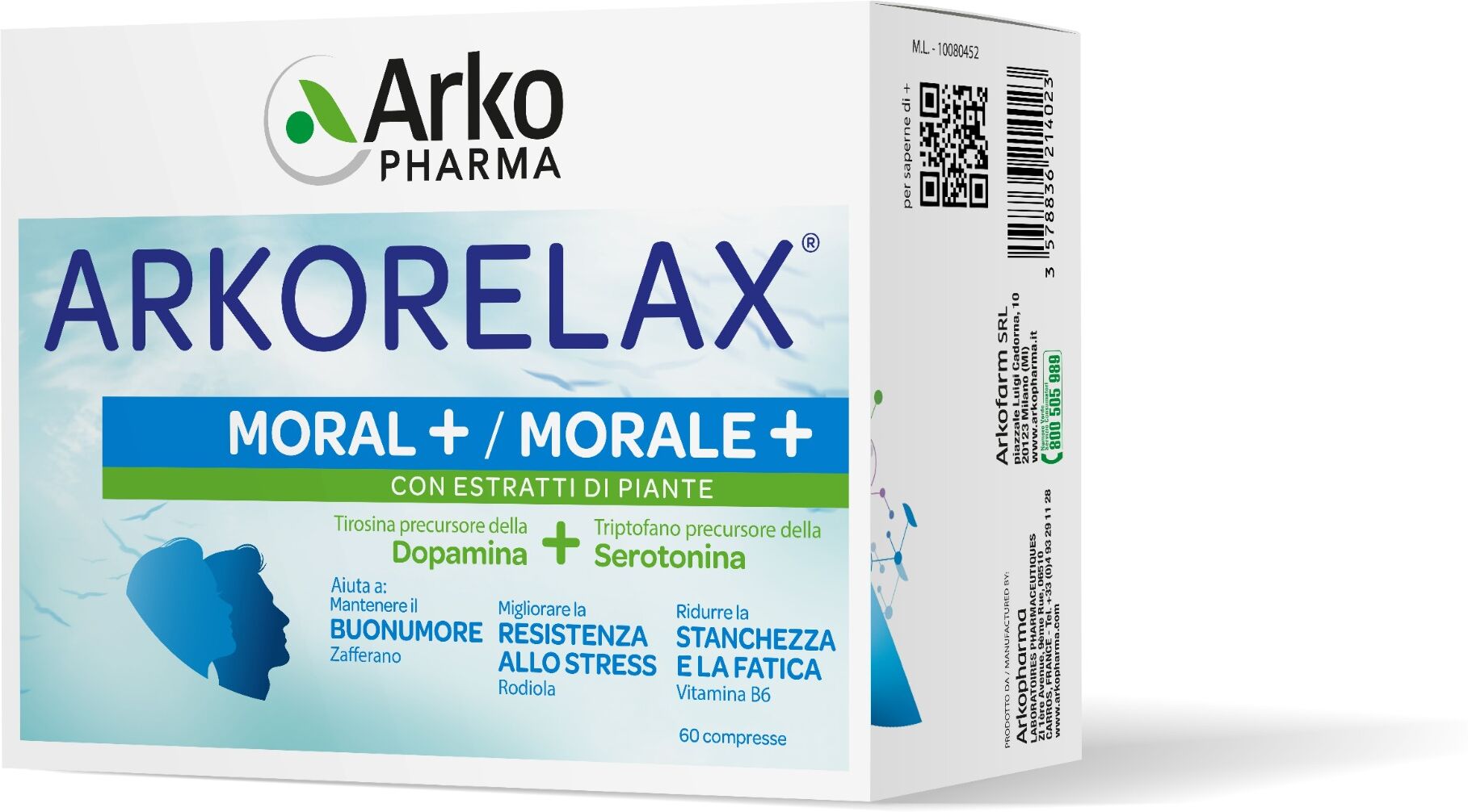 Arkopharma Arkorelax Moral+ 60 Capsule