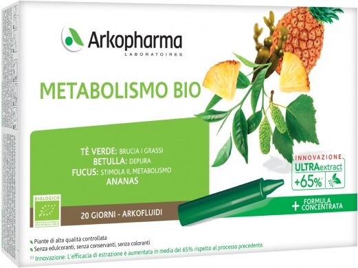 Arkopharma Metabolismo Bio 20 Flaconcini