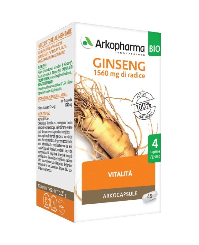 Arkopharma Arkocapsule Ginseng Bio 45 capsule