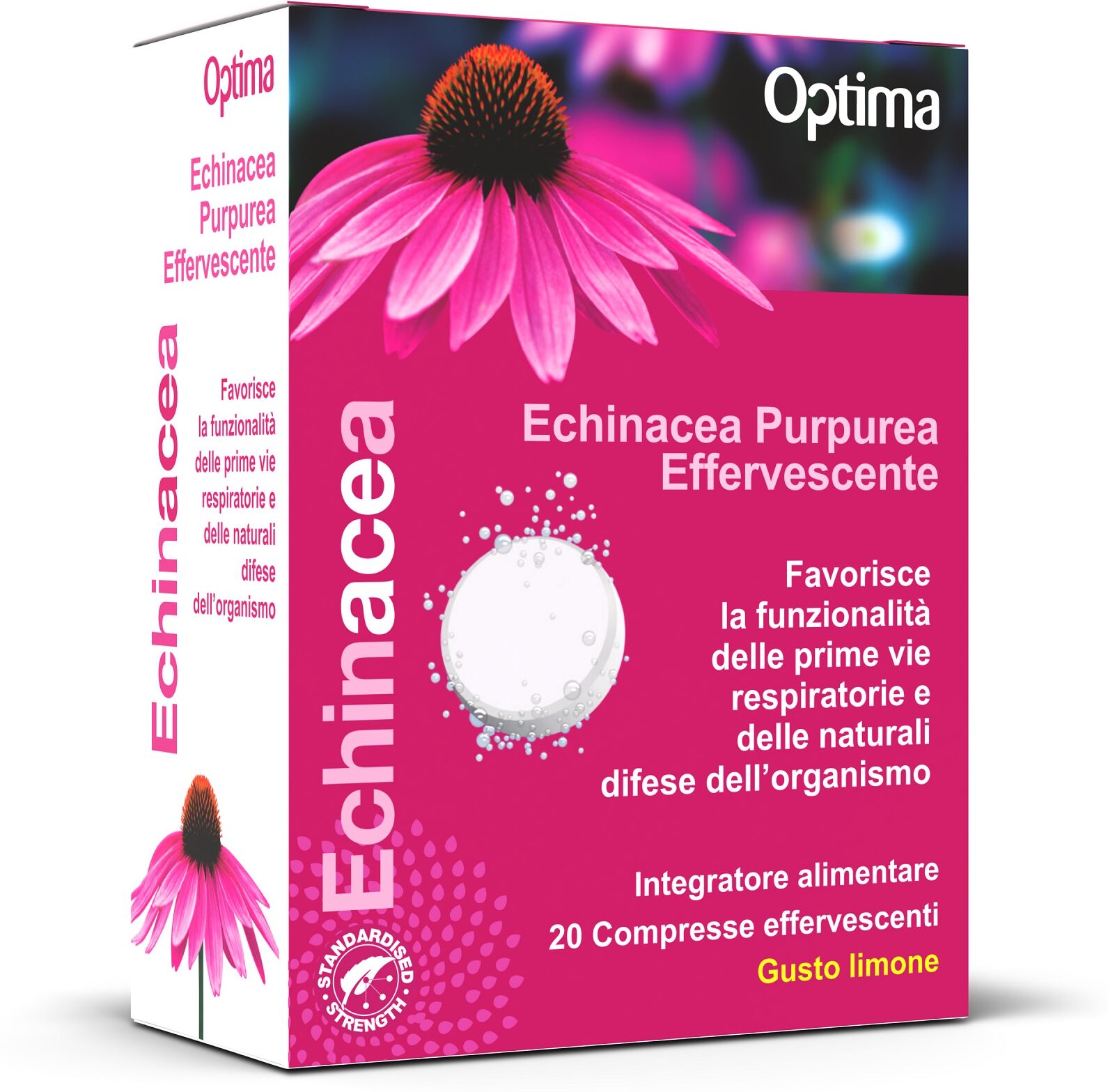 Optima Echinacea Purpurea Effervescente 20 Compresse