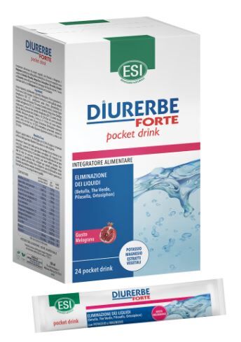 Esi Diurerbe Forte Integratore Magno 24 Drink Pochet Melograno