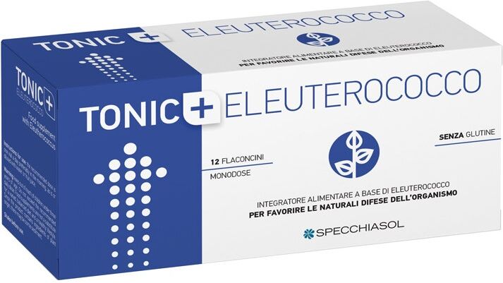 Specchiasol Tonic+ Eleuterococco Integratore Energia e Vitalità 12 Flaconcini