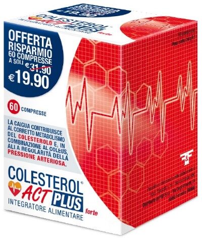 F&f Colesterol Act Plus Forte 60 Compresse