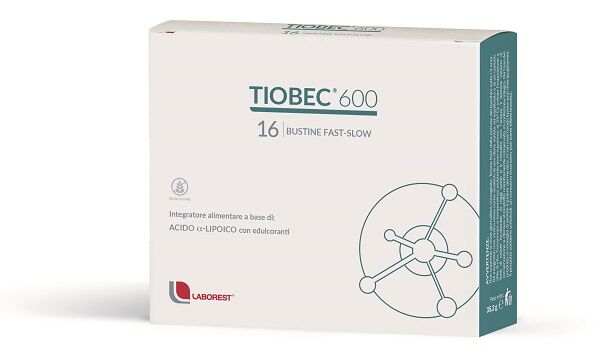 Laborest Tiobec 600 Integratore Metabolismo Energetico 16 Bustine Fast-Slow