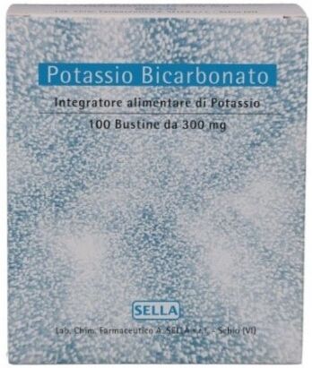 Sella Potassio Bicarbonato Polvere Integratore 100 Bustine