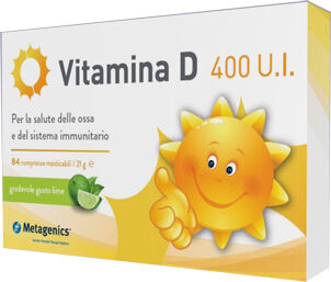 Metagenics Vitamina D 400 U.I. Integratore Sistema Immunitario E Ossa 84 Compres