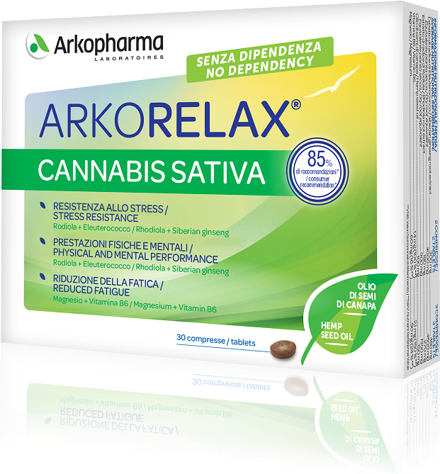 Arkopharma Arkorelax Cannabis Sativa 30 Compresse