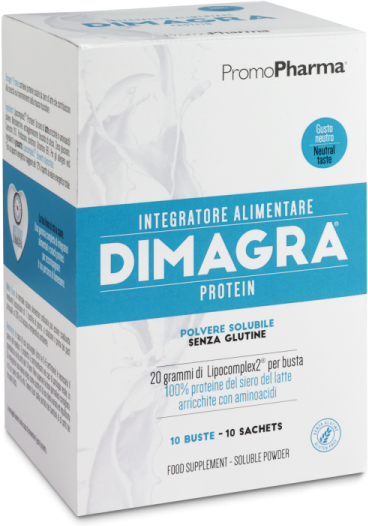 Promopharma Dimagra Protein Gusto Neutro 10 Buste