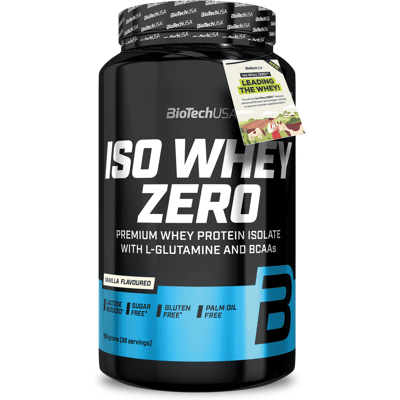 BioTechUSA Iso Whey Zero Vaniglia - Proteine del siero 908g BioTechUSA Iso Whey Zero Vaniglia - Proteine del siero 908g