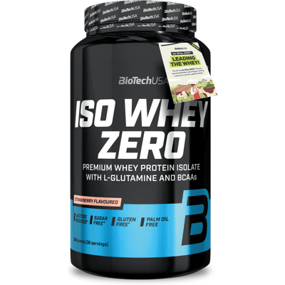 BioTech USA Iso Whey Zero - Fragola - Polvere proteica BioTech USA Iso Whey Zero - Fragola - Polvere proteica