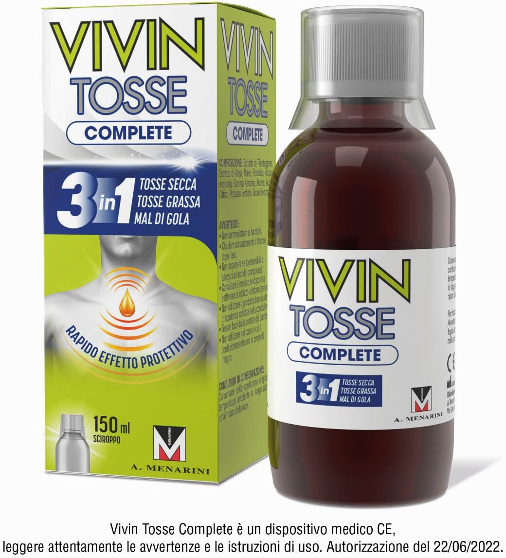 Vivin Tosse Complete Sciroppo Per Tosse 150 ml