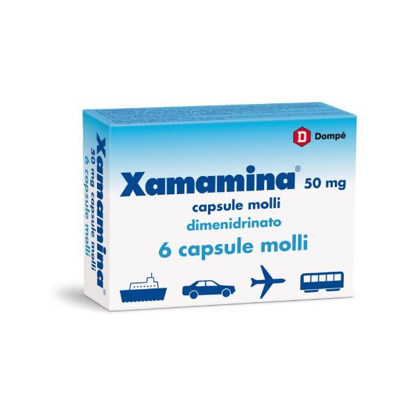 dompé xamamina 50 mg 6 capsule molli