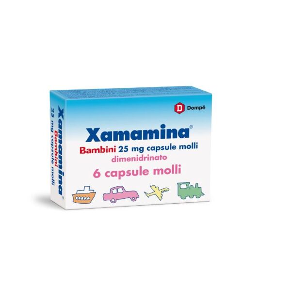 dompé xamamina bambini 25 mg 6 compresse