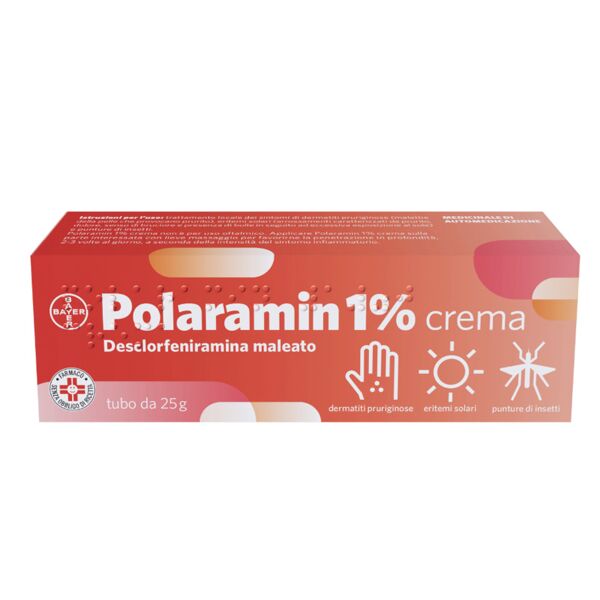 bayer polaramin 1% crema dermatiti desclorfeniramina maleato 25 g