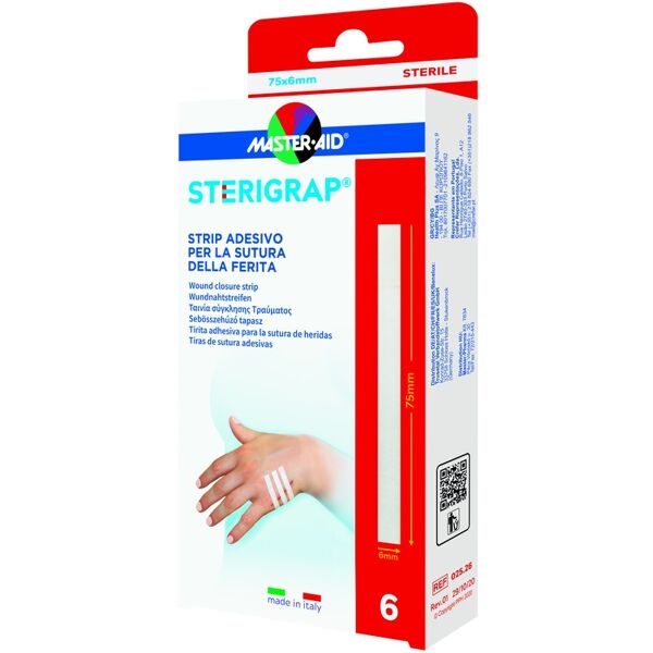 master aid m-aid sterigrap strip ad75x6mm