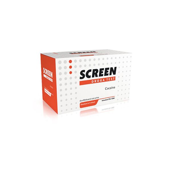 screen italia screen droga test cocaina con contenitore urina