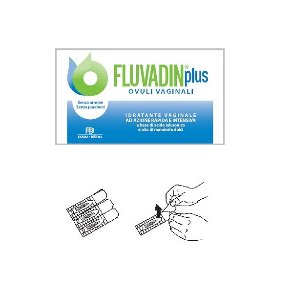 fluvadin plus idratante vaginale 10 ovuli vaginali