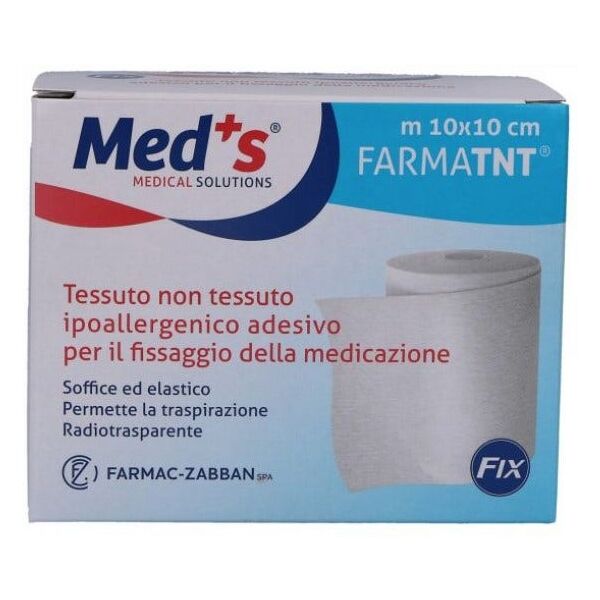 farmac-zabban med's fix cerotto tnt autoadesivo in rotolo 10 m x 10 cm