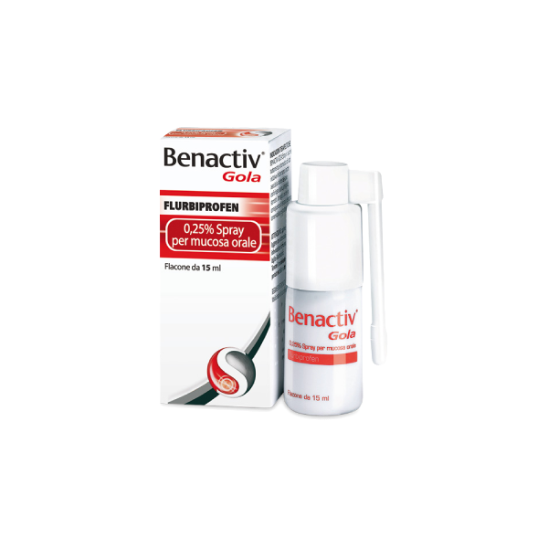 benactiv gola spray 15 ml 2,5 mg/ml