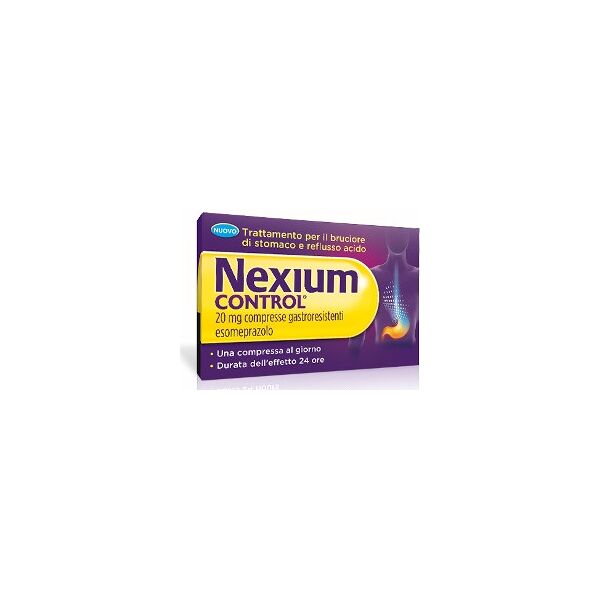 gsk nexium control 20 mg esomeprazolo 14 compresse gastroresistenti