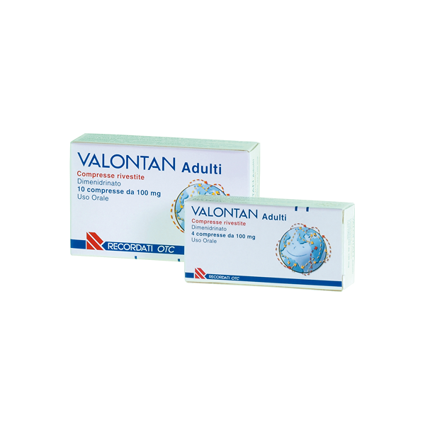 recordati valontan adulti 100 mg 10 compresse rivestite