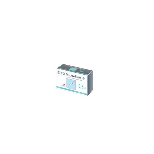 bd micro-fine™+ 29g x 12,7 mm 0,5 ml 30 pezzi – siringhe per insulina