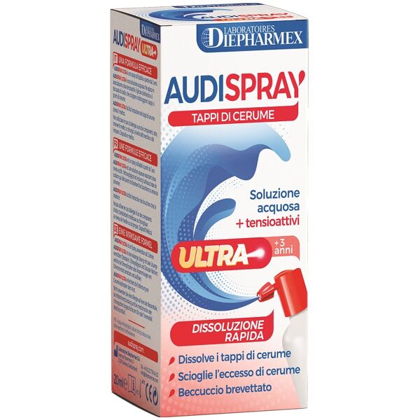 audispray ultra soluzione acquosa per tappi di cerume 20 ml