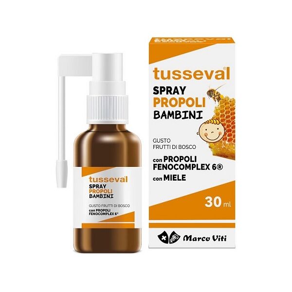 marco viti tusseval gola spray propoli bambini 30 ml