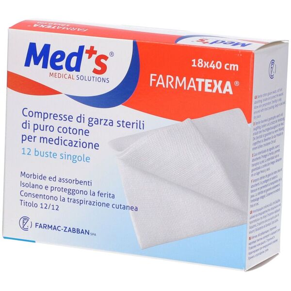 farmac-zabban garza meds 12/12 18x40 cm 12 pezzi