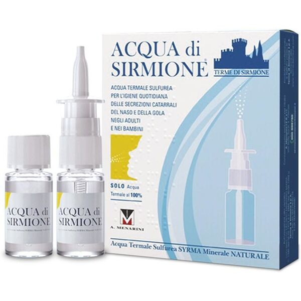 acqua di sirmione soluzione nasale 6 flaconcini 15 ml