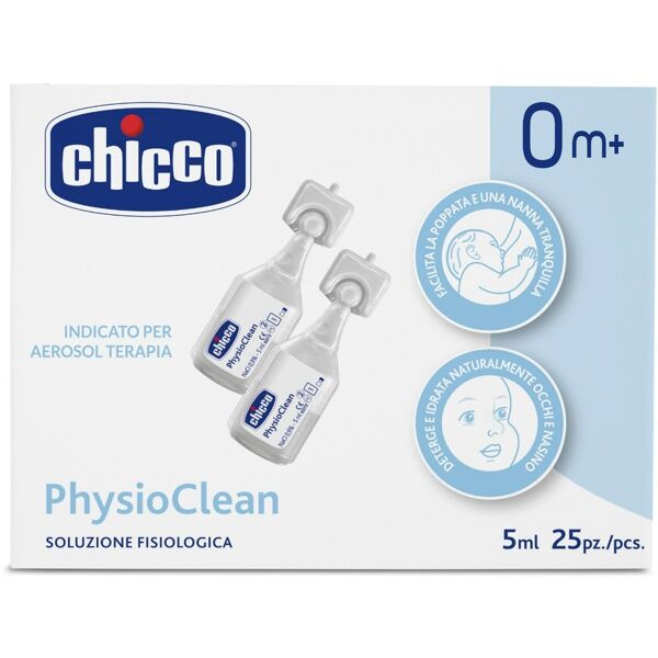 chicco physioclean soluzione fisiologica 5ml 25 pezzi